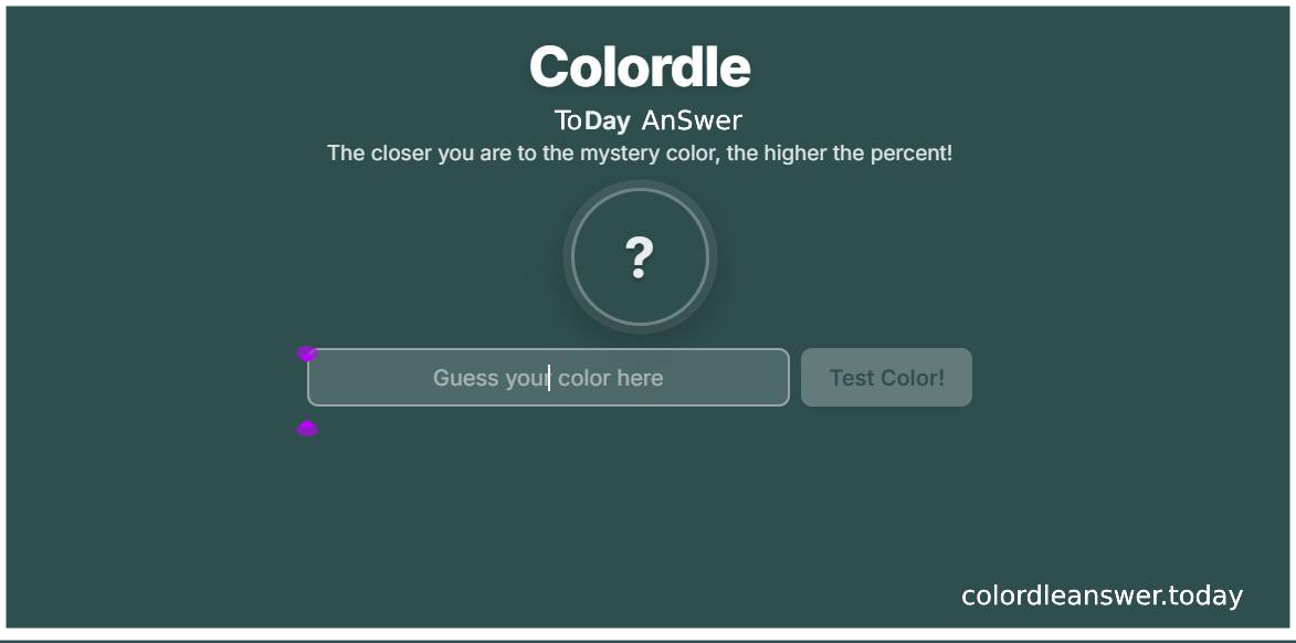 Pink Red — Colordle Answer
